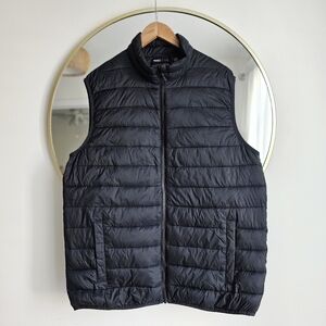 Swisstech Black Lightweight Puffer Vest | Men's Size Large (42-44)